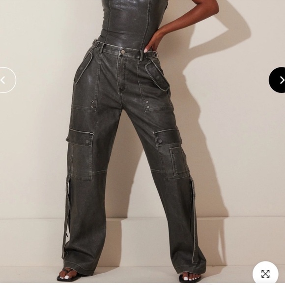 The Zeda Cargos - Grey Wash - Picture 4 of 4